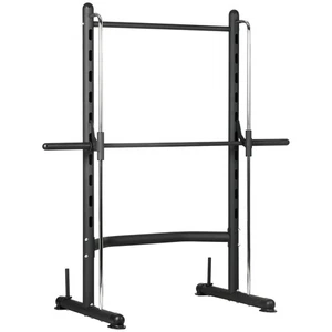 Estante de sentadillas ajustable, con barra de tracción, barra de barra para gimnasio en casa - Imagen 1 de 9