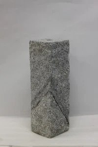 Granitsäule mit besonderer Steinmaserung 50cm Quellstein Wasser Springbrunnen 2 - Bild 1 von 4