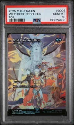 PSA 10 WILD ROSE REBELLION #0004 FOIL 2025 MTG FINAL FANTASY THROUGH THE AGES - Image 1 of 2