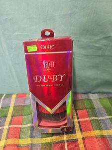 Outre Duby Wig 100% Remi Human Hair (1B - Black) 8" New Unused Open Box - Picture 1 of 9
