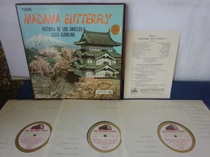 ED1 PUCCINI - MADAMA BUTTERFLY 3LP BOX, De Los Angeles, EMI ASD 373-375 SLS 759 - Bild 1 von 6