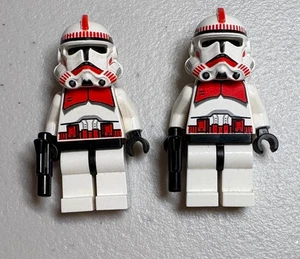 Lot of 2x LEGO Star Wars Clone Shock Trooper (2007) Minifigure - Bild 1 von 4
