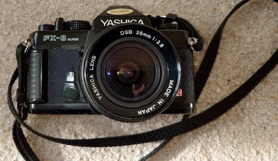 Yashica FX-3 Super 35mm SLR Film Camera with DSB 28mm f/2.8 Lens. - Image 1 of 4