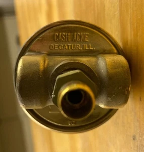 Cash Acme Brass Relief Valve – ½" NPT Inlet - 160 PSI - Industrial / Air / Water - Picture 1 of 8