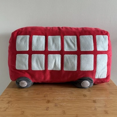 IKEA UPPTAG Doble Piso Rojo Autobús Niños 17" Almohada Felpa Foto 1 de 4