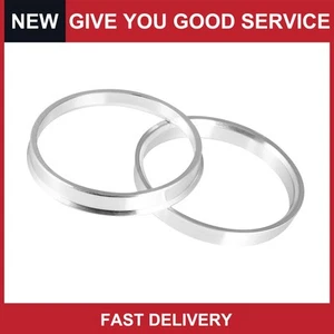 Universal 73.1-67.1mm Car Hub Centric Rings Wheel Bore Center Spacer Pack of 2 - Picture 1 of 6