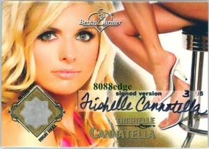 2007 BENCHWARMER HIGH HEEL AUTO:TRISHELLE CANNATELLA #3/5 SHOE SWATCH AUTOGRAPH - Bild 1 von 3