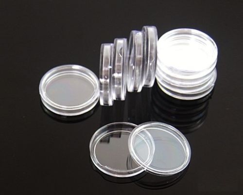 100 Direct Fit Airtight 18mm Coins Capsules Storage Holder for Us Dimes