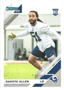 2019 Donruss #267 Dakota Allen Los Angeles Rams Football Card - Picture 1 of 2