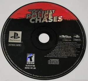 World's Scariest Police Chases PA1 PlayStation 1 PSX solo disco - Imagen 1 de 2