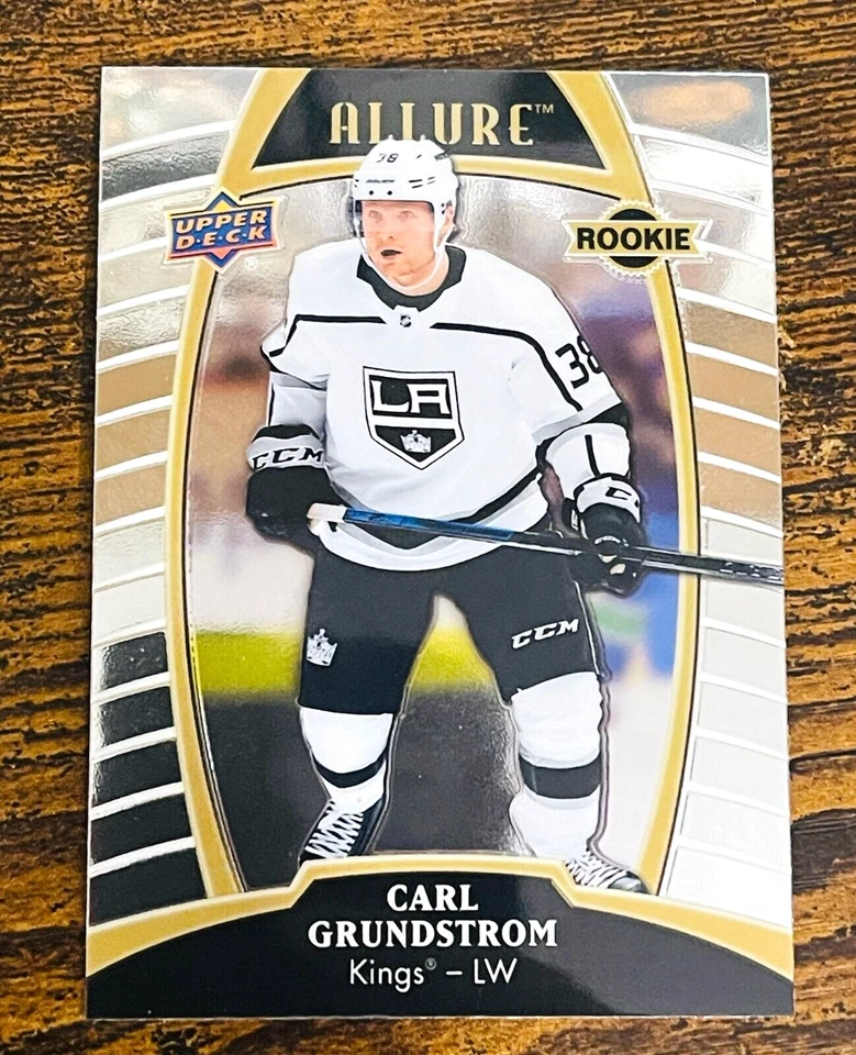 2019-20 UPPER DECK ALLURE HOCKEY CARL GRUNDSTROM #73 LOS ANGELES KINGS RC - Image 1 of 1