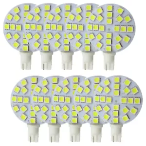 10x T10 W5W 921 194 LED Light Car Bulb DC 12V 24-5050 SMD 3W 350LM White lamp #Y - Picture 1 of 4