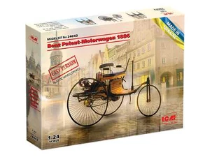 Benz Patent-Motorwagen 1886 EASY Version 1/24 Maßstab Kunststoff Modellbausatz ICM 24042 - Bild 1 von 11