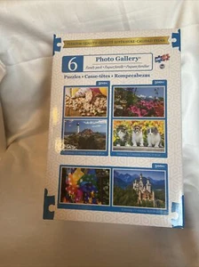 6 Photo Gallery Jigsaw Puzzles Family Pack 200 300 500 Pc - Picture 1 of 5