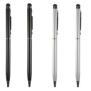 4X 2-in-1 Touch Screen Stylus + Ballpoint Pen For iPad iPhone Tablet Smartphone