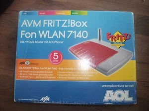 AVM Box Fon WLAN 7140 125 Mbps 4-Port 100 Mbps Verkabelt Router (20002338) - Bild 1 von 3