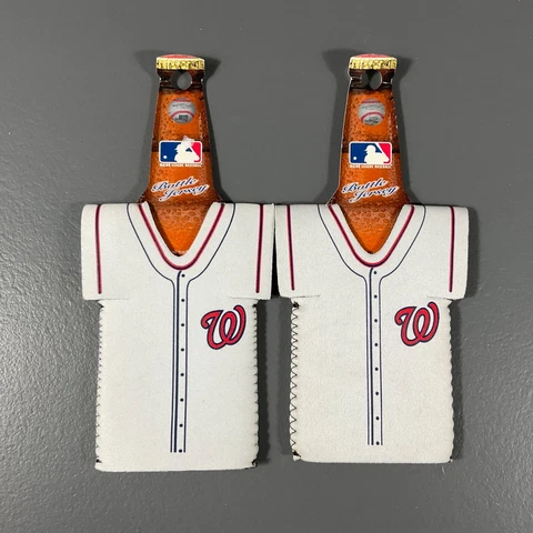 Washington Nationals MLB Baseball Insulated Bottle Jersey Team Logo - LOT OF 2 Cover