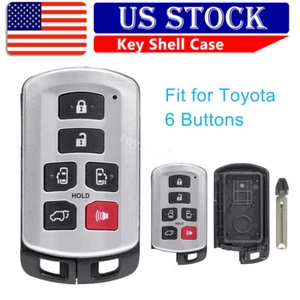 Smart Prox Remote Key Shell Case Fob Cover For Toyota Sienna 2011-2019 HYQ14ADR - Foto 1 di 8