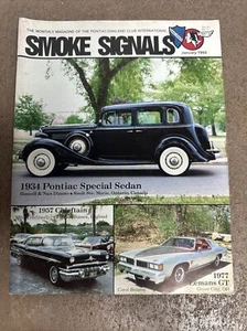 Smoke Signals Magazine Jan 1993 Pontiac Oakland Special Sedan - Picture 1 of 2