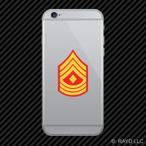 E-8 First Sergent Insignia autocollant téléphone portable usmc corps des Marines - Photo 1 sur 1