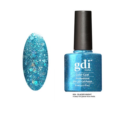 gdi nails " Glacier Knight GDIKK024 " Diamond Glitters UV LED Nail Gel Polish   - Image 1 of 3