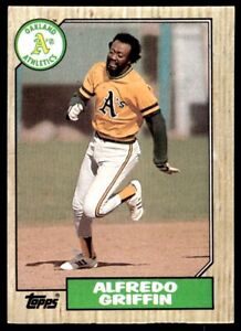 1987 Topps Alfredo Griffin Oakland Athletics #111