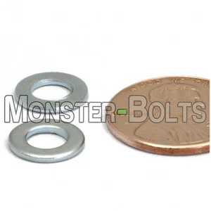 M5 / 5 mm Flachscheibe Stahl verzinkt, DIN 125A 200 HV Klasse 10.9 - Bild 1 von 3