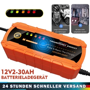 12V Intelligentes Batterieladegerät Vollautomatisches Tragbar Ladegerät für Auto - Bild 1 von 8