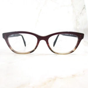 Salt Optics Eyeglasses Frame Women's Brown Plastic Full Rim Cat Eye 48-16-140 - Picture 1 of 7