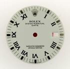 Original Men's Rolex Date 34mm 115200 Gloss White Roman Stick Dial S/S #Y28