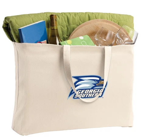 Georgia Southern Canvas Tote GSU Reusable ShopperMOTHER'S DAY GIFT Cover