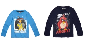 Angry Birds maglia uccellini maglia manica lunga maglione blu - Foto 1 di 3