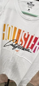 New:  Hollister California B Men's T-shirt / White /  Size: Medium - Picture 1 of 5