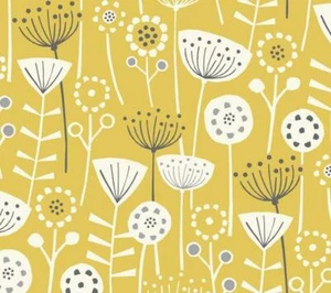 Fryett's Baumwolle Scandi Blumenmuster Blumendruck Stoff Bergen Kollektion - Bild 1 von 10
