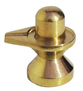 Handmade Showpiece Shivling Statue For Pooja Om Shivay Home Decor Temple 1.6Inch - Picture 1 of 2