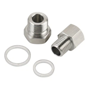 Adaptadores de montaje de medidor de temperatura de refrigerante de presión de aceite M12 M16 para GMC Sierra Yukon - Imagen 1 de 7