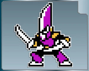 BLADE MAN Sprite from MEGA MAN Vinyl Decal #1 Car Truck Laptop Sticker - Picture 1 of 1