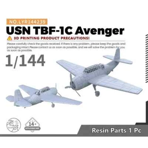Yao's Studio LYR144239 1/144 Military Model Kit USN TBF-1C Avenger - Picture 1 of 4