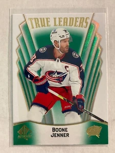2021-22 SP Authentic True Leaders Green #TL-21 Boone Jenner  H4R2A - Picture 1 of 2