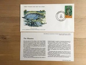 IVORY COAST COTE D'IVOIRE 1979 FDC WWF 142 MANATEE - Picture 1 of 1