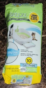 Paquete de recarga de almohadillas para gatos Purina ordenadas para gatos brisa 10 unidades limpieza de primavera NUEVAS selladas - Imagen 1 de 2