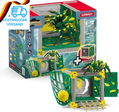 BESUCHE DEN SCHLEICH-STORE Schleich 42678 Battlecave Dschungeltarantel, Ab 7 Jahren, ELDRADOR CREATURES - S