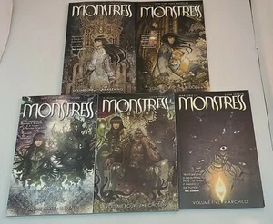 Run of 5 Image Comics MONSTRESS Trade Paperbacks Volume 1 - 5 ~ NEW ~ TPB TPBS - Picture 1 of 3