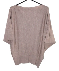 Talbots Petites Pure Merino Wool Taupe Brown 1/2 Sleeve Sweater Women's Size PM - Picture 1 of 12