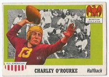 1955 Topps All American #90 Charley O' Rourke Football Card-VG+-FREE US Shipping