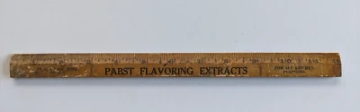 Antique Ruler Pabst Pure Flavoring Extract Company Reading Pennsylvania AA97 - Image 1 of 2
