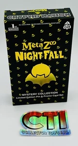METAZOO NIGHT FALL MYSTERY COLLECTION LIMITED EDITION PIN & PROMO CARD SET 🔥🔥 - Bild 1 von 5