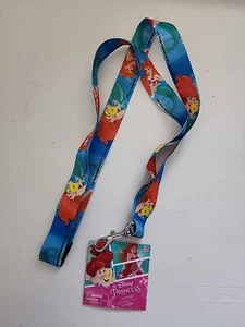 Disney Princess Ariel Lanyard Little Mermaid ID Holder Party Favor Key Holder - Picture 1 of 6