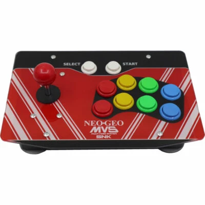 RAC-J500S 10 Buttons Arcade Joystick USB Wired Acrylic NEO GEO Panel For PC - Image 1 of 4