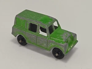 Vintage 1960s Tootsie Toy Metal Land Rover Green Die Cast Car Made in USA Loose - Picture 1 of 7